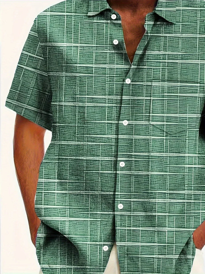 Lenoir™ | Elegant striped and checked shirt