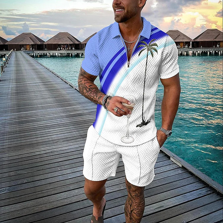 William | Men's Summer Set with Polo Shirt & Shorts