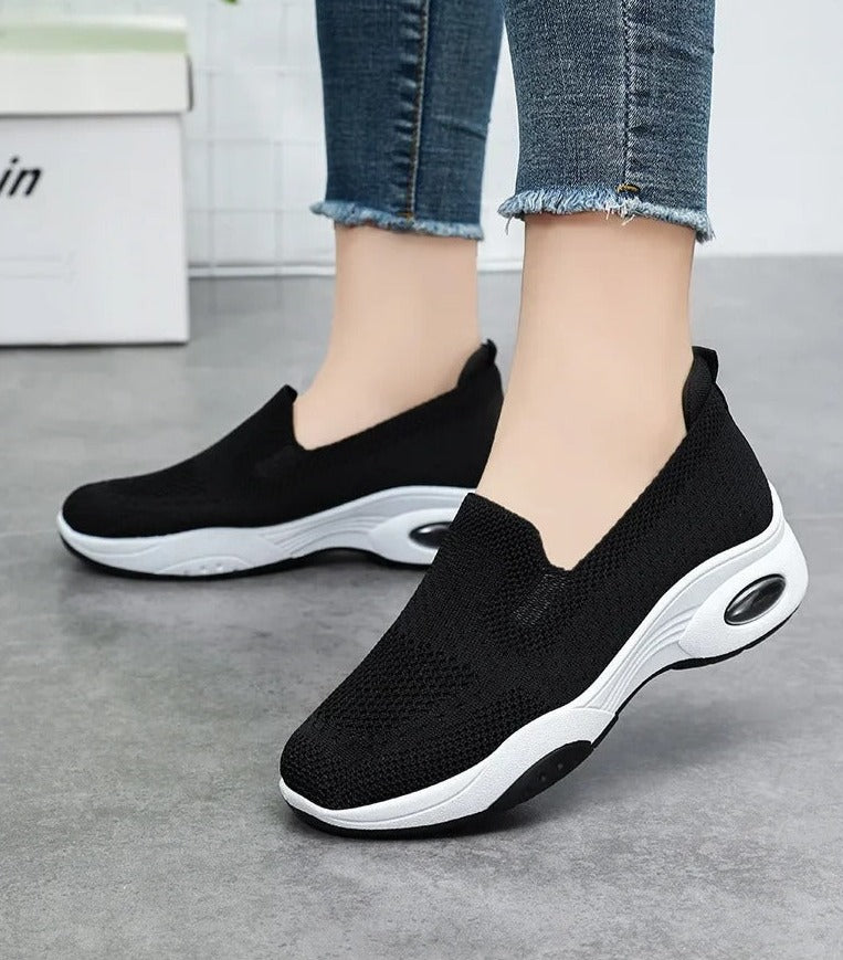 Gabriella | Orthopaedic Breathable Knitted Slip-On Sneakers