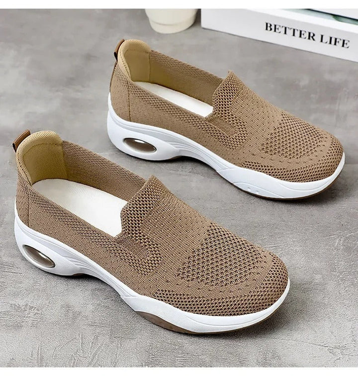 Gabriella | Orthopaedic Breathable Knitted Slip-On Sneakers