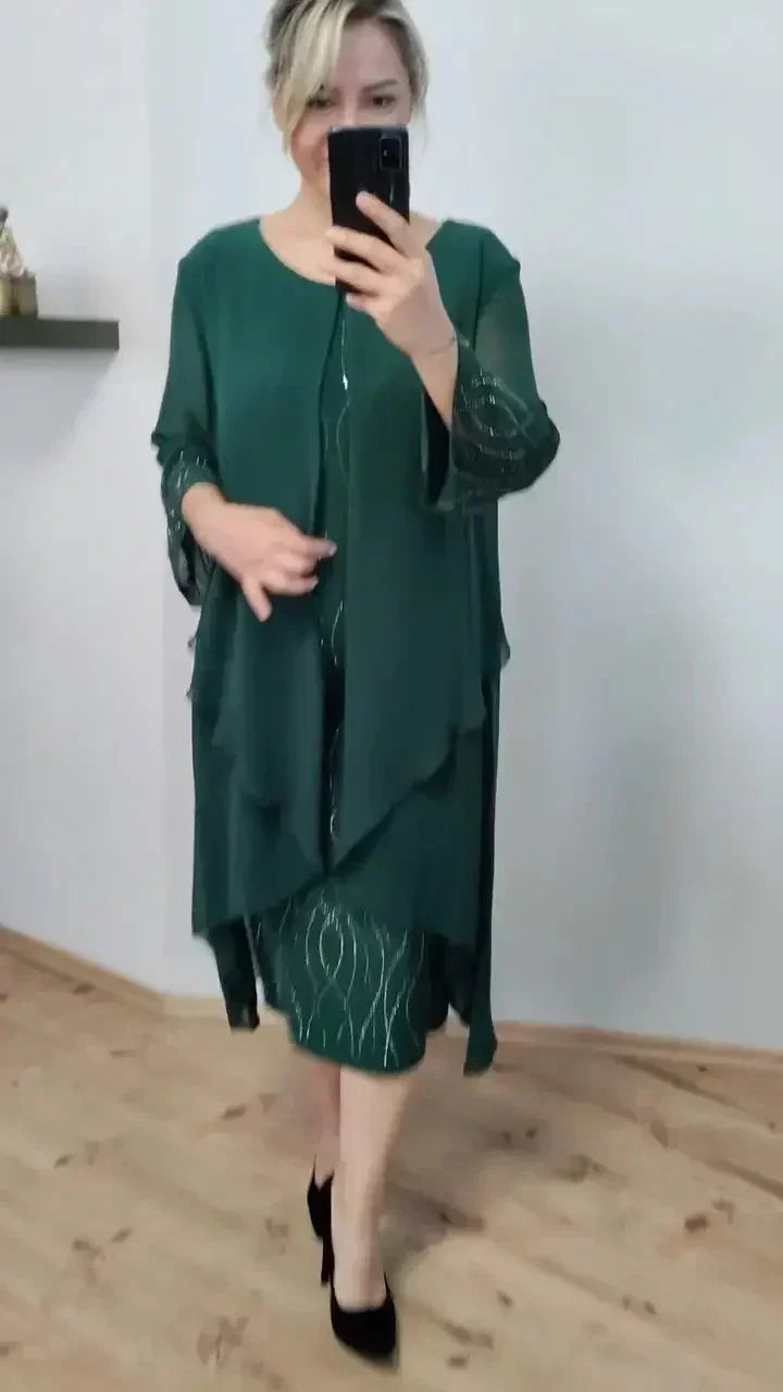 Aby™ | Elegant Tummy Covering Dress