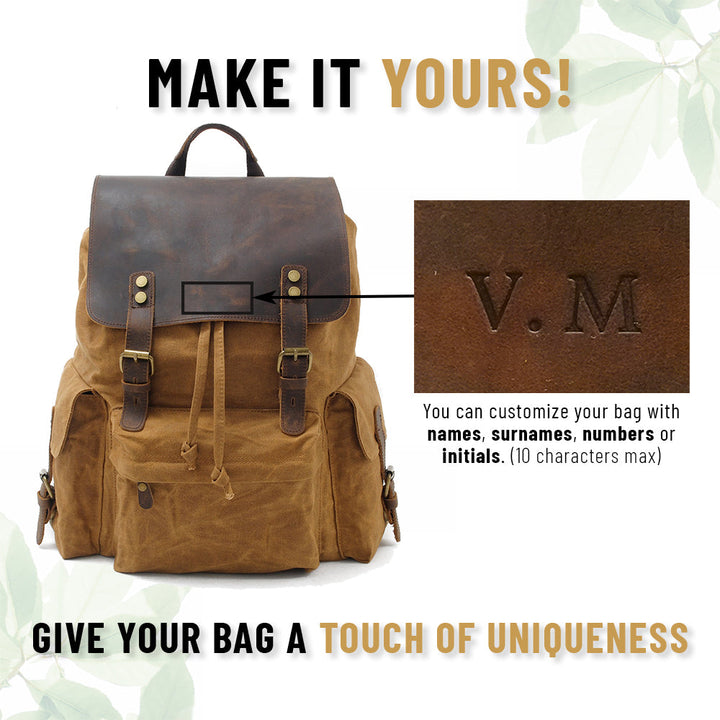 Waxed Canvas Rucksack | COPENHAGEN