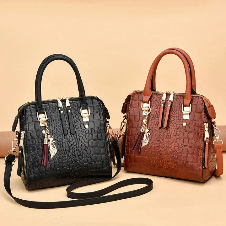 Thea | Luxury Crocodile-Embossed Bag
