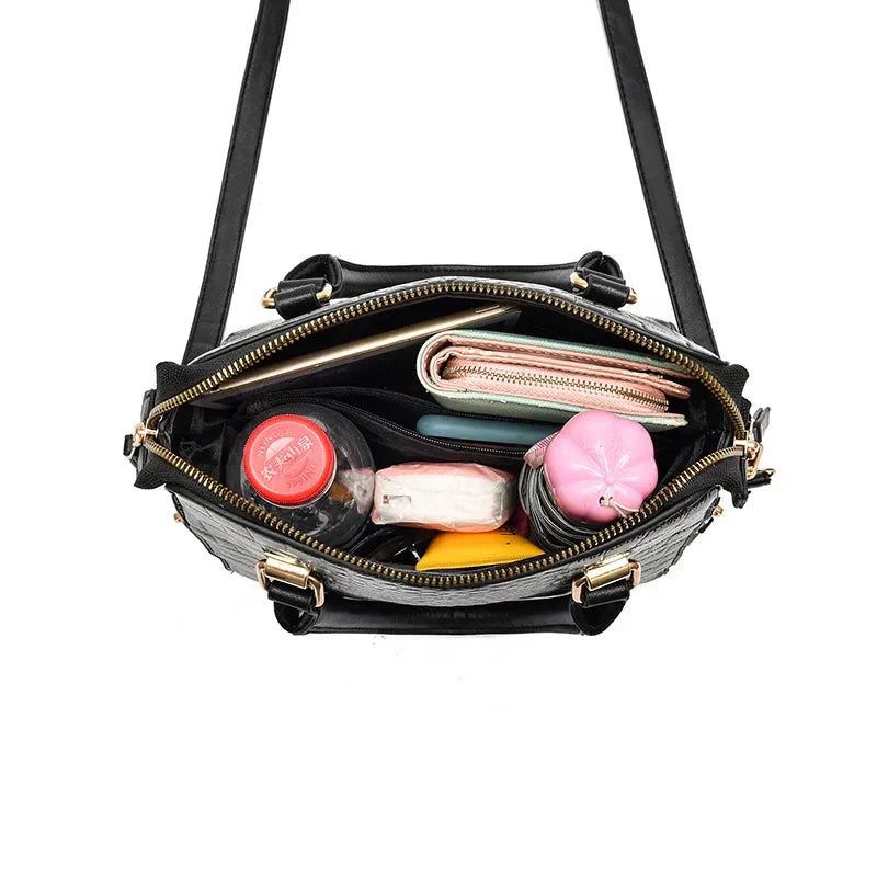 Thea | Luxury Crocodile-Embossed Bag