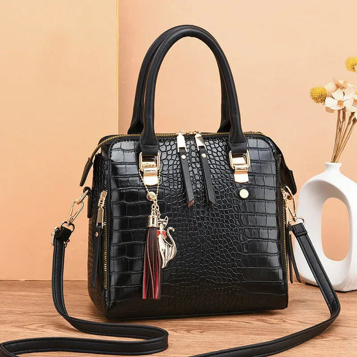 Thea | Luxury Crocodile-Embossed Bag