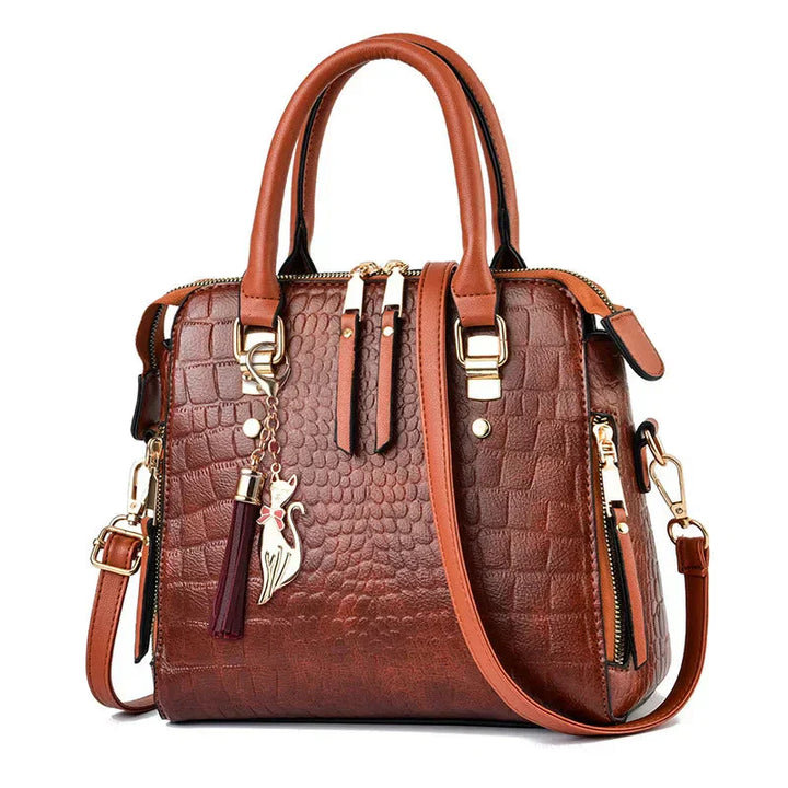 Thea | Luxury Crocodile-Embossed Bag
