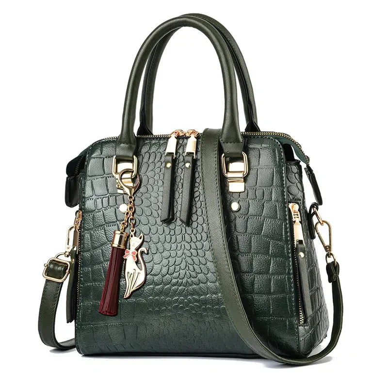 Thea | Luxury Crocodile-Embossed Bag