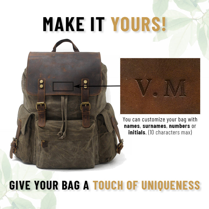 Waxed Canvas Rucksack | COPENHAGEN