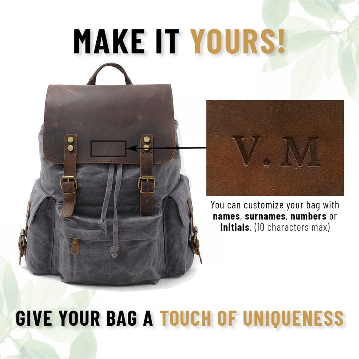 Waxed Canvas Rucksack | COPENHAGEN