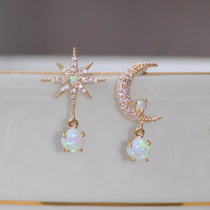 Star classic pearl earrings