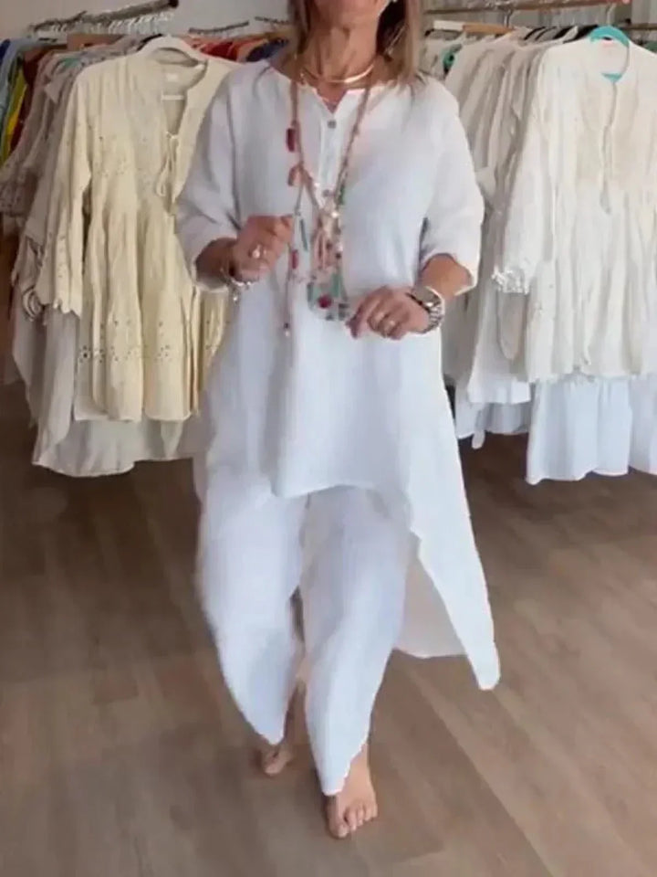 Vienna™ | Linen Trouser Set