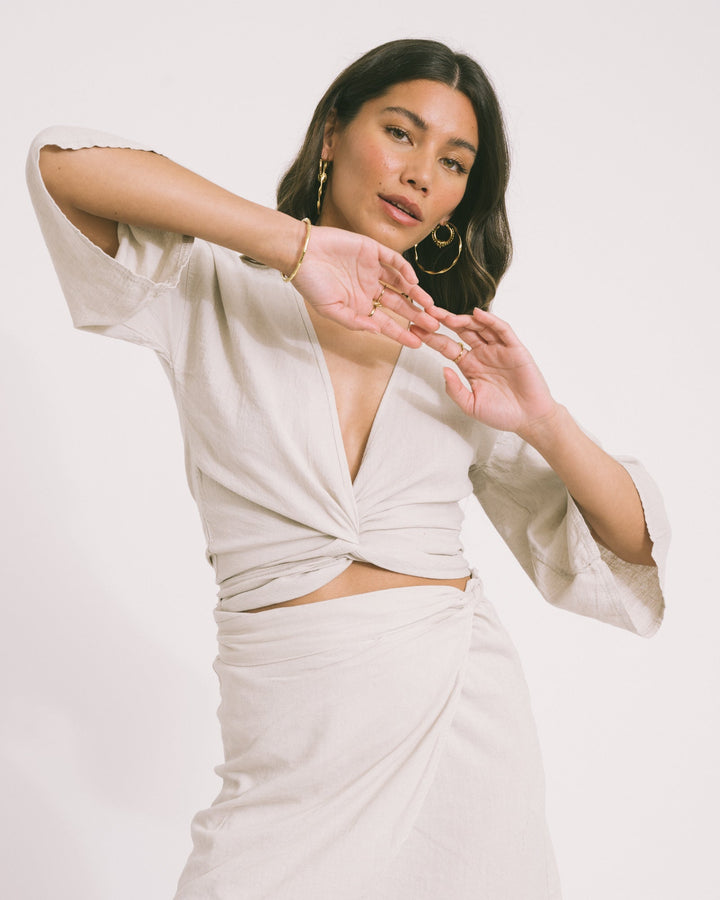 Tilly™ | Sunny Linen Top