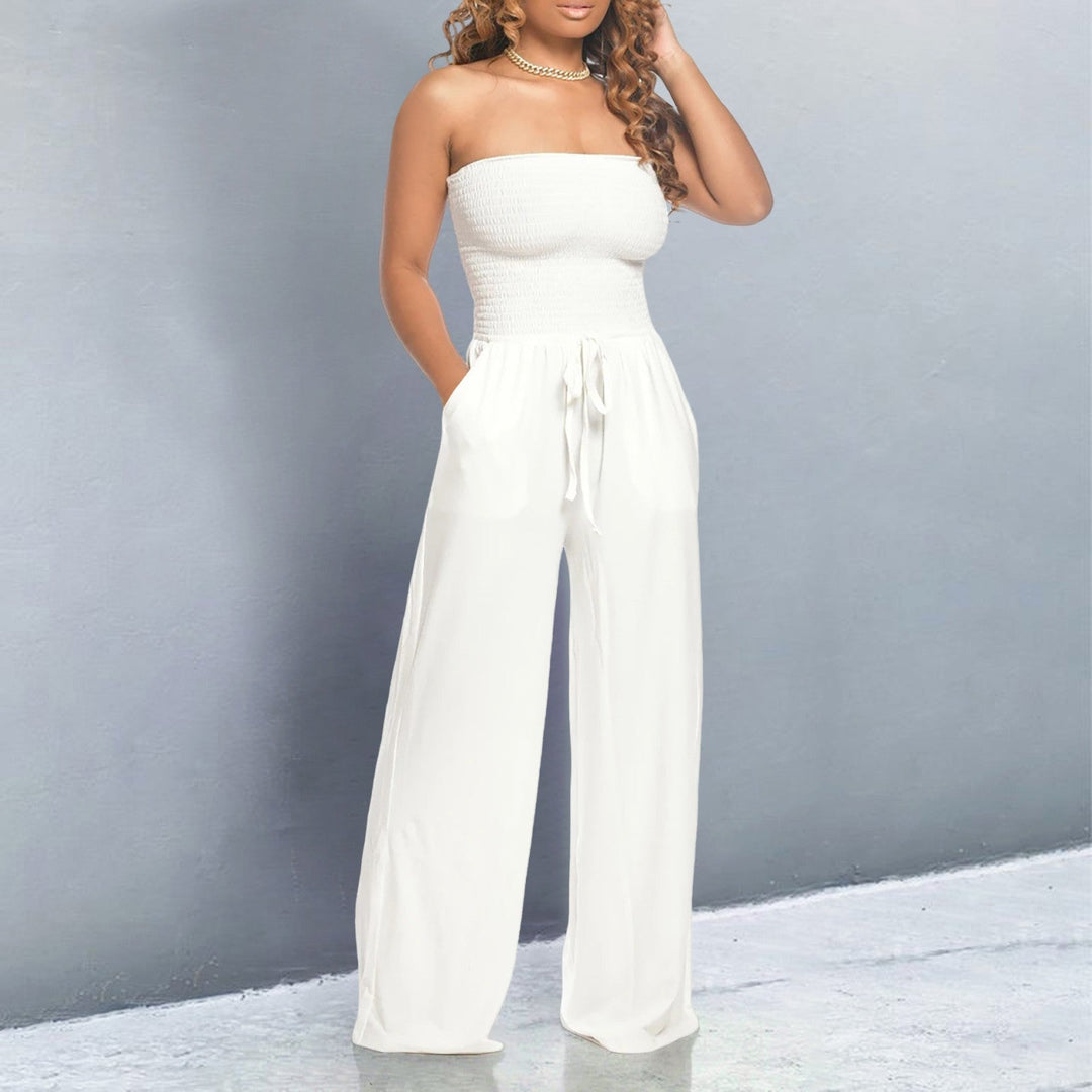 Tina | Trendy Off-Shoulder Jumpsuit