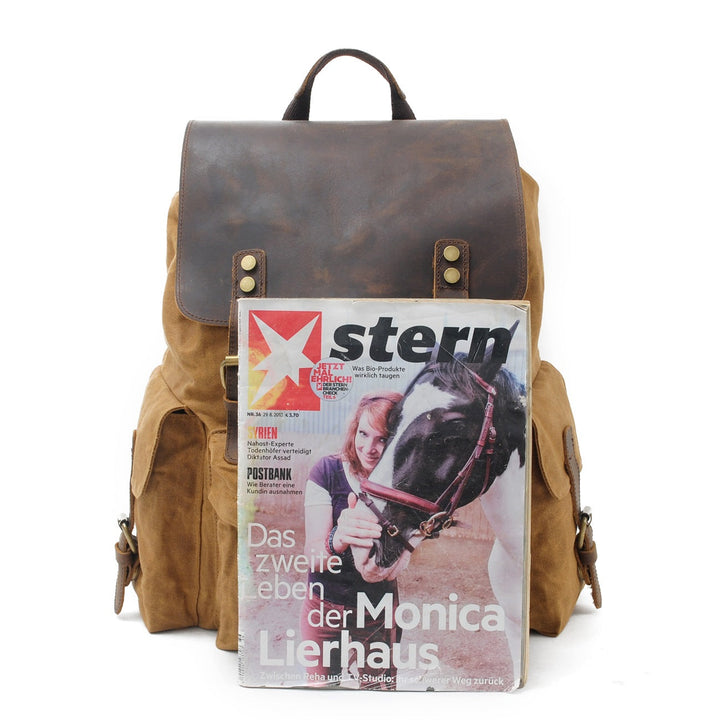 Waxed Canvas Rucksack | COPENHAGEN