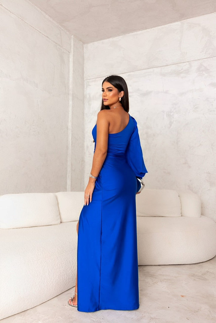 Yolina | Elegant Satin Wrap Dress